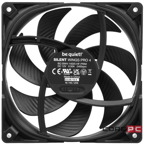 Вентилятор для корпуса Be Quiet! SILENT WINGS PRO 4 BL099