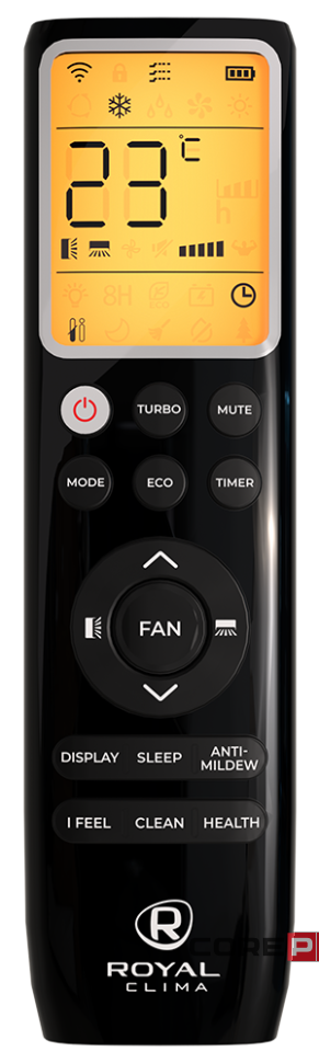 Инверторная сплит-система серии ROYAL SUPREMO NERO Full DC EU Inverter RCI-RSN75HN (комплект)