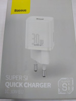Сетевое зар. устр. Baseus Super Si Quick Charger 1C 30W EU CCSUP-J02 белое