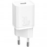 Сетевое зар. устр. Baseus Super Si Quick Charger 1C 30W EU CCSUP-J02 белое