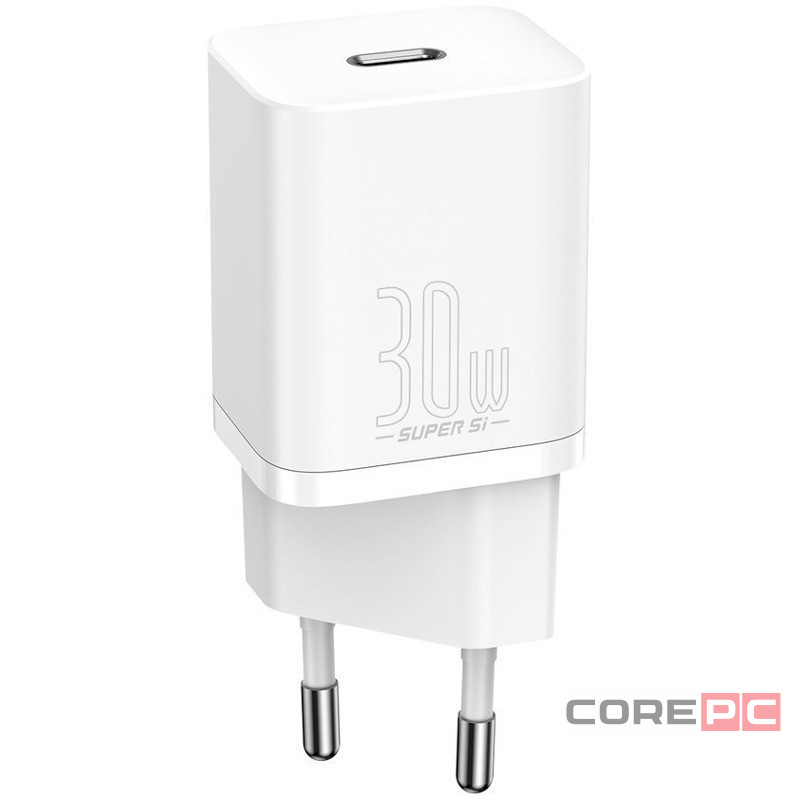 Сетевое зар. устр. Baseus Super Si Quick Charger 1C 30W EU CCSUP-J02 белое