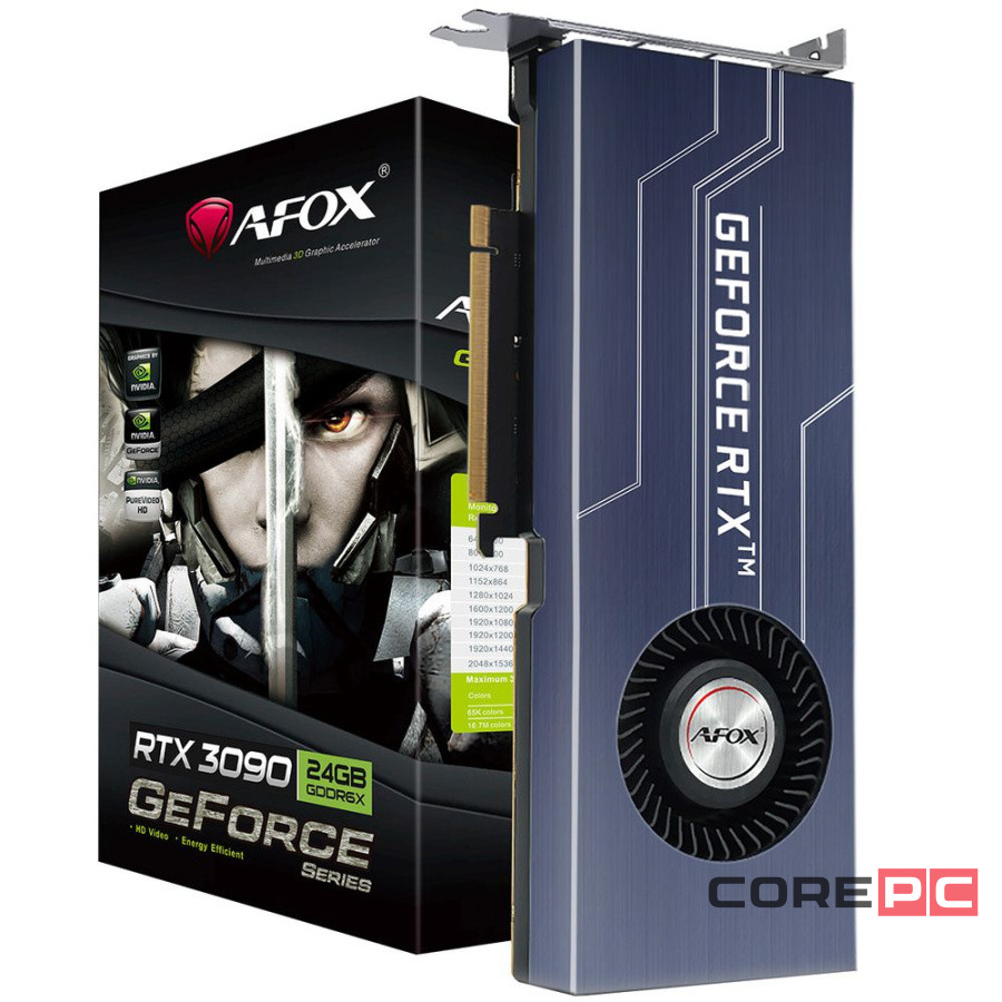 Видеокарта AFox (AF3090-24GD6XH7) GeForce RTX 3090 24GB