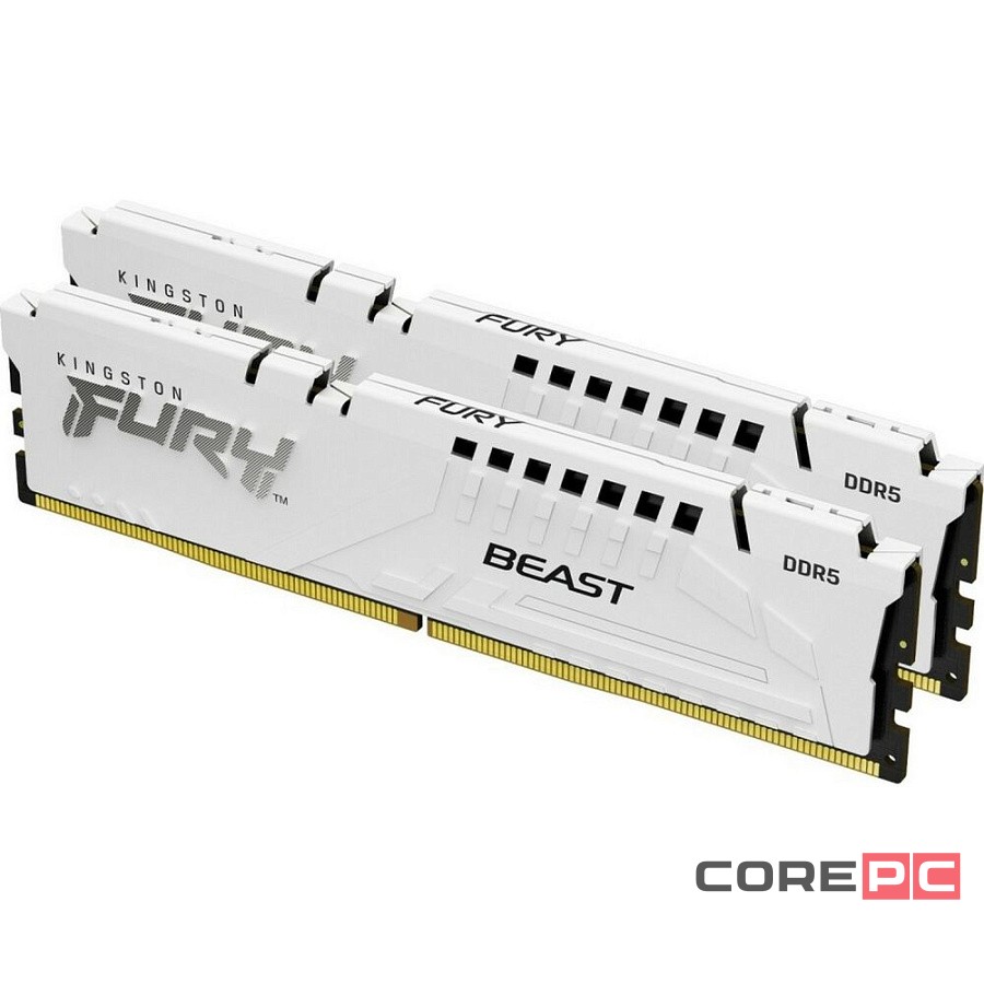 Оперативная память 32 Gb 6000 MHz Kingston FURY Beast White (KF560C36BWE2K2-32)