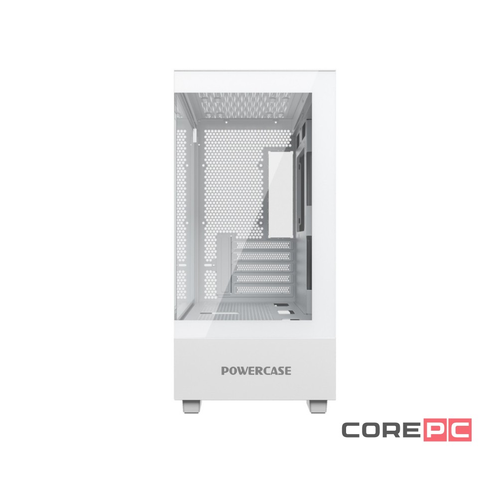 Компьютерный корпус Powercase VISION Micro M TG White CVMMW-L0