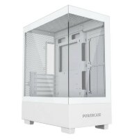 Компьютерный корпус Powercase VISION Micro M TG White CVMMW-L0