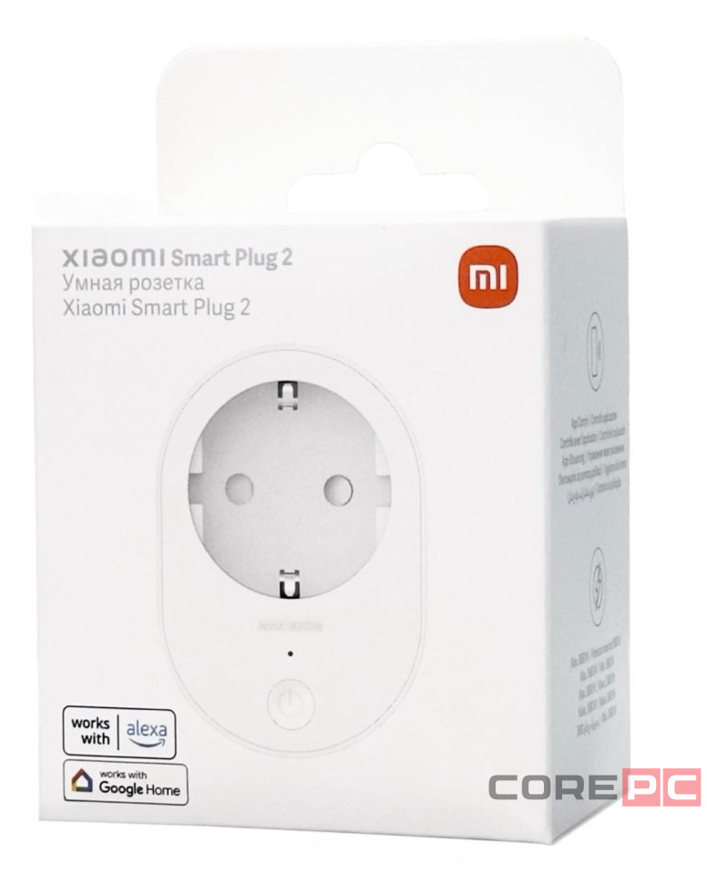 Умная розетка Xiaomi Smart Plug 2 (ZNCZ302KK) Global белая