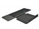 Тройная беспроводная складная клавиатура Dux Ducis для планшета черная