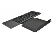 Тройная беспроводная складная клавиатура Dux Ducis для планшета черная