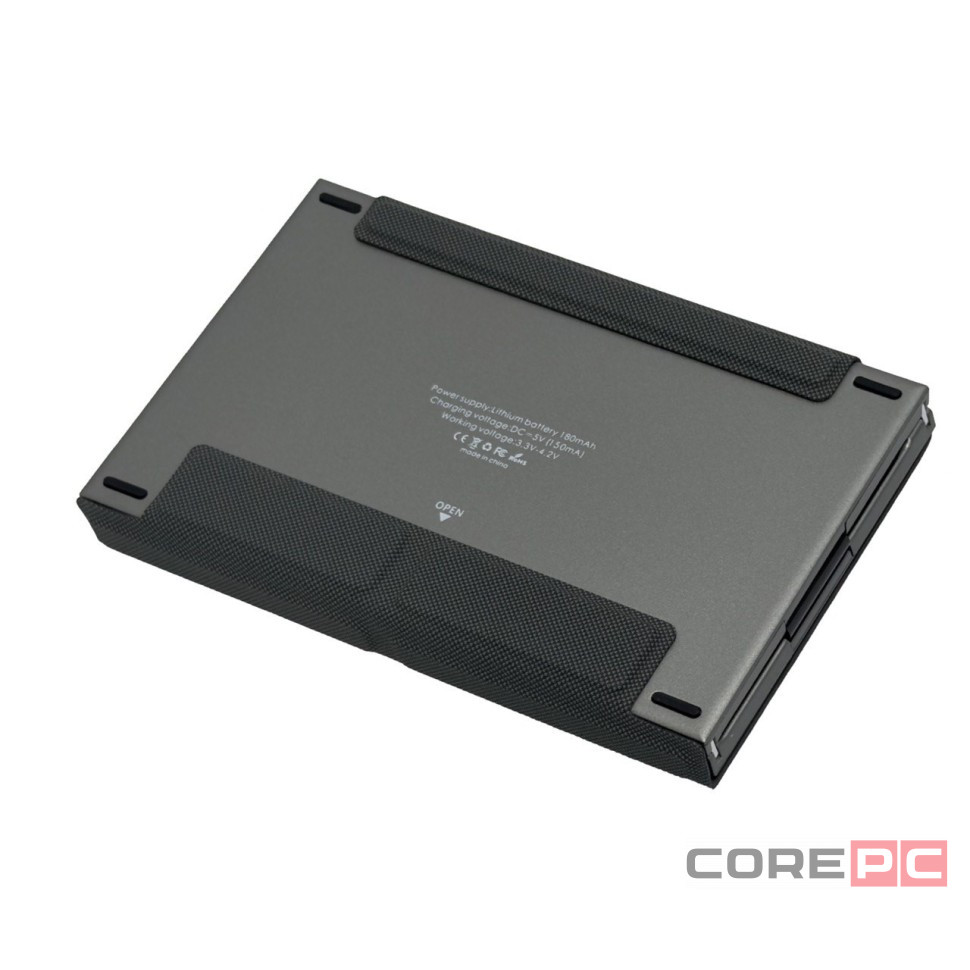 Тройная беспроводная складная клавиатура Dux Ducis для планшета черная