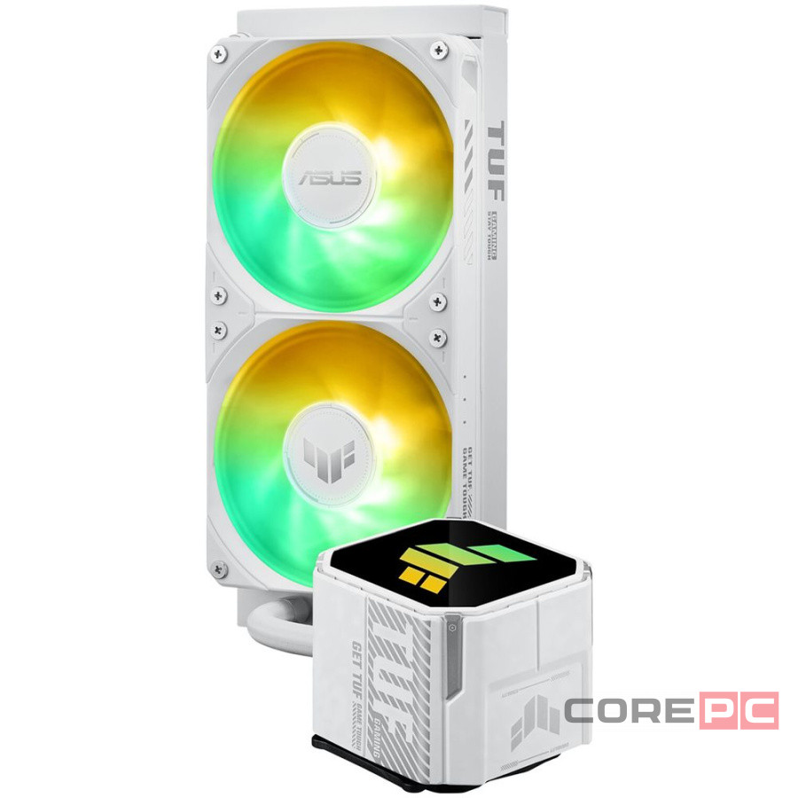 Система жидкостного охлаждения для процессора ASUS TUF GAMING LC III 240 ARGB White (90RC01J2-B0EAY0)