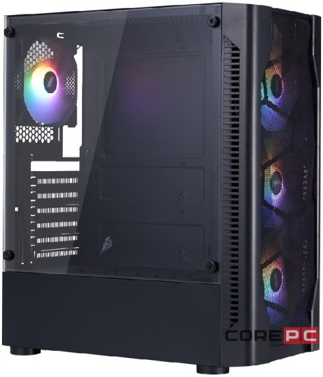 Компьютерный корпус 1STPLAYER DK D4 Black (D4-BK-4F1)