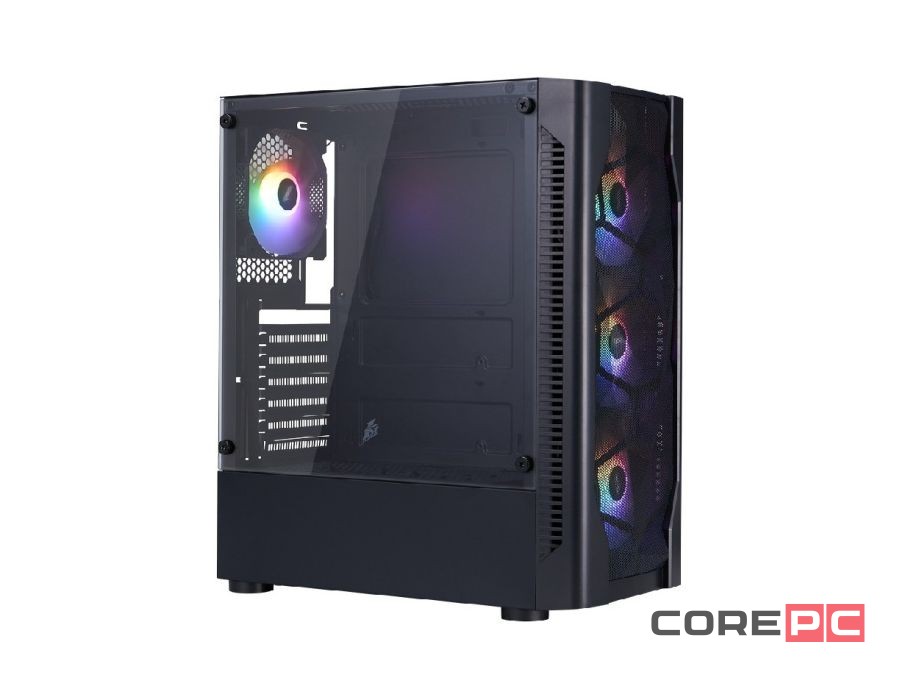 Компьютерный корпус 1STPLAYER DK D4 Black (D4-BK-4F1)