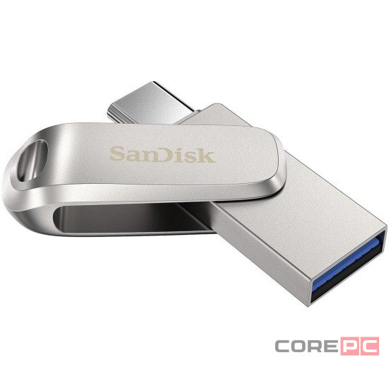 3.2 USB флеш накопитель SanDisk 512GB Ultra Dual Drive Type-c (SDDDC4-512G-G46) серебристый