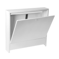 Шкаф коллекторный HENCO накладной без задней панели, белый RAL 9003, 615x580x120