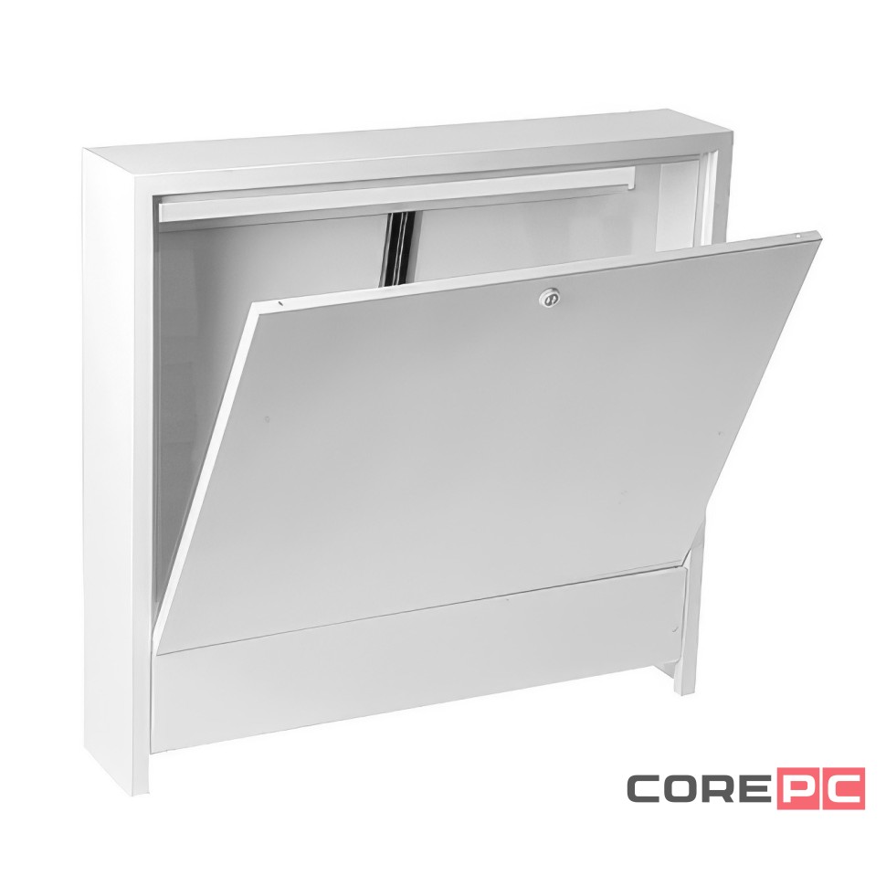 Шкаф коллекторный HENCO накладной без задней панели, белый RAL 9003, 615x580x120