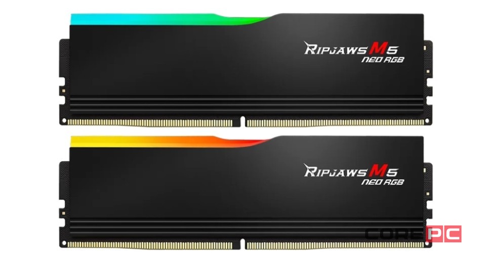 Оперативная память 32 Gb 6400 MHz G.Skill RIPJAWS M5 NEO RGB Black (F5-6400J3240G16GX2-RM5NRK)