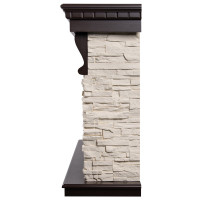 Каминокомплект: Очаг Electrolux EFP/P-4220LS, портал Michigan 42/40/36, камень мол., шп. тем. дуб