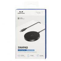 Беспроводное заряд. устр. 3в1 Keephone Snapad KPW-11 15W черное