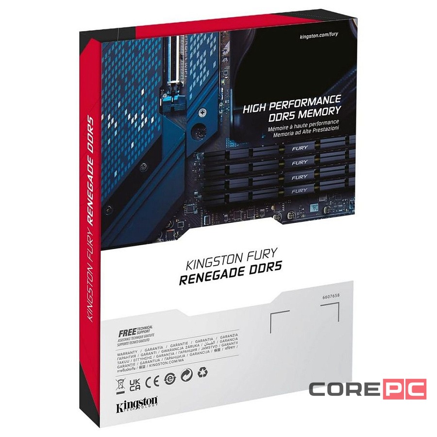 Оперативная память 24 Gb 8400 MHz Kingston FURY Renegade Silver/Black (KF584CU40RS-24)