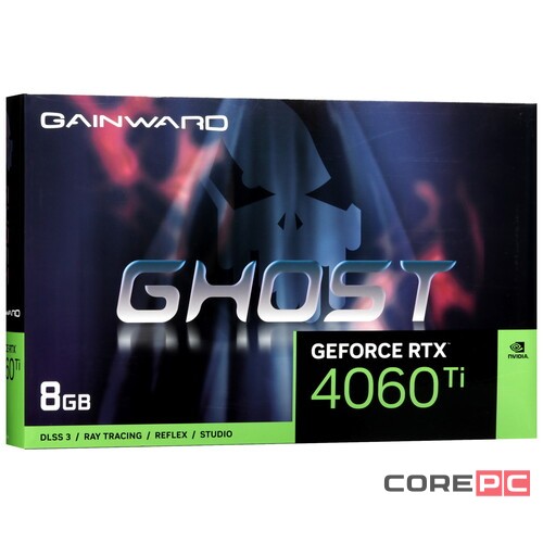 Видеокарта GAINWARD (NE6406T019P1-1060B) GeForce RTX 4060 Ti 8GB GHOST