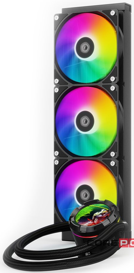 Система жидкостного охлаждения для процессора ID-COOLING SL360 XE Black