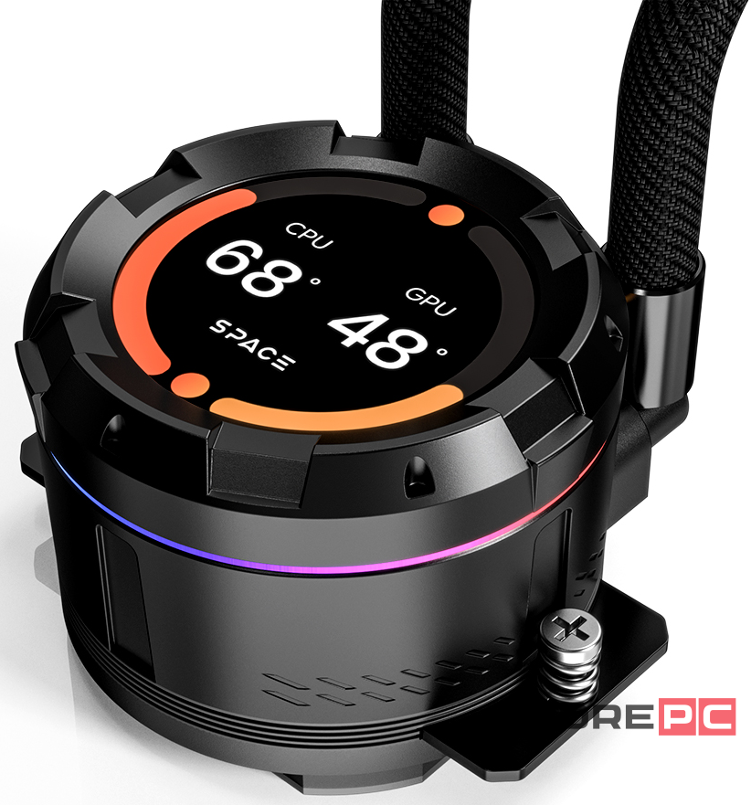 Система жидкостного охлаждения для процессора ID-COOLING SL360 XE Black