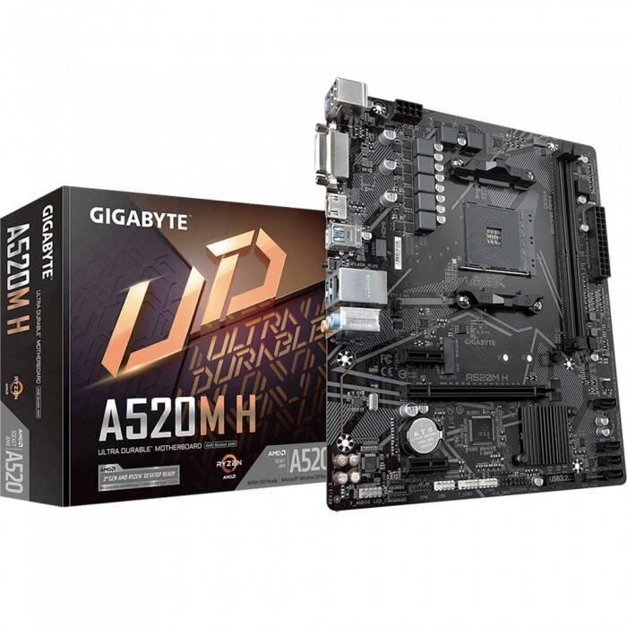 Материнская плата Gigabyte A520M H