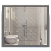 Зеркало MIXLINE Минио 900х800 (ШВ) сенсорный выключатель, светодиодная подсветка
