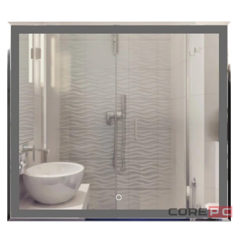 Зеркало MIXLINE Минио 900х800 (ШВ) сенсорный выключатель, светодиодная подсветка