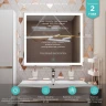 Зеркало MIXLINE Минио 900х800 (ШВ) сенсорный выключатель, светодиодная подсветка