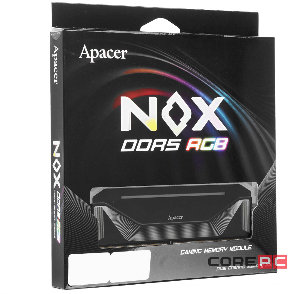 Оперативная память 32 Gb 5600 MHz Apacer OC NOX RGB Black (AH5U32G64C552NBAA-2)