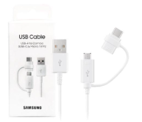Кабель Samsung USB/Type-C 1.5m (белый) (EP-DG930)