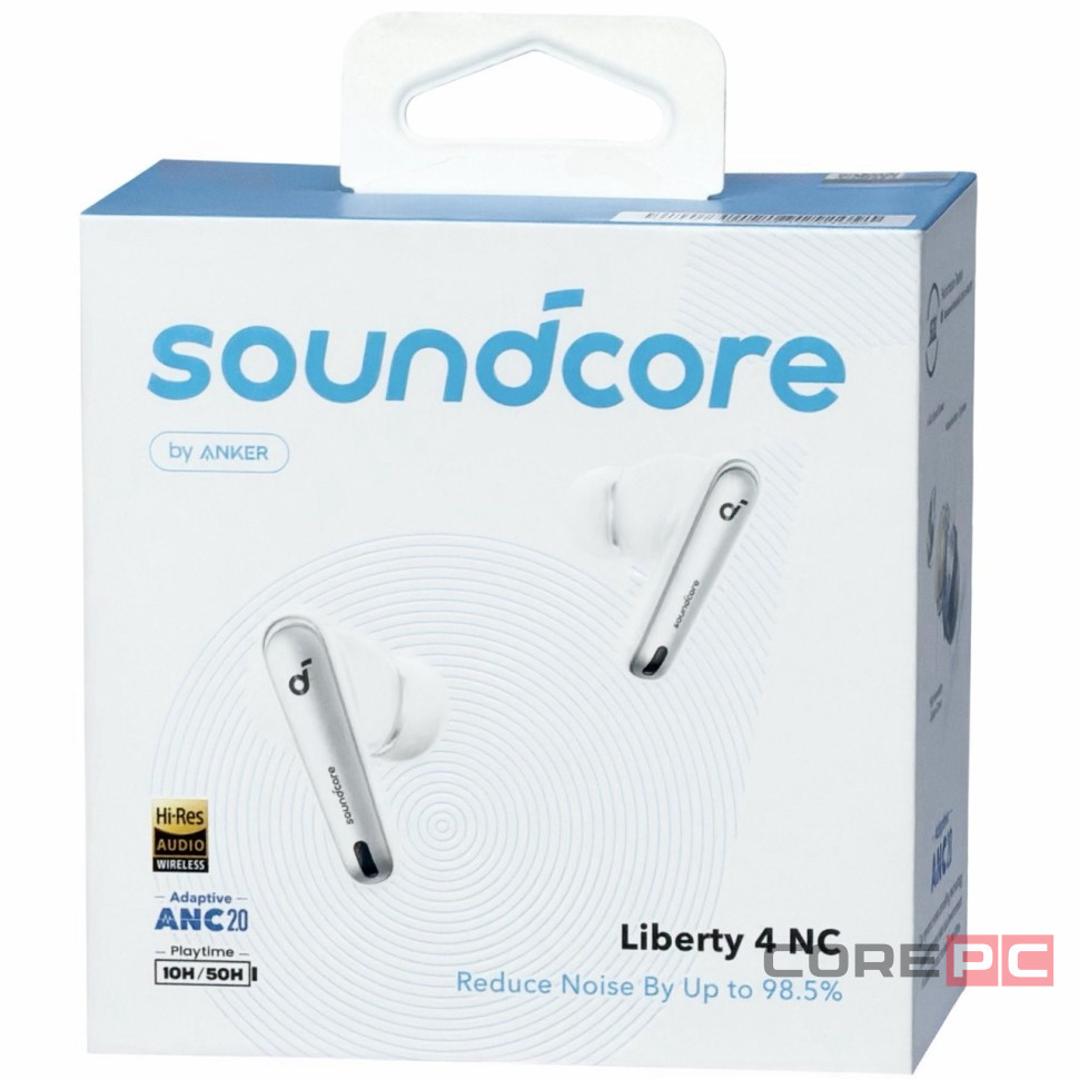 Беспроводные наушники TWS Anker Soundcore Liberty 4 NC белые
