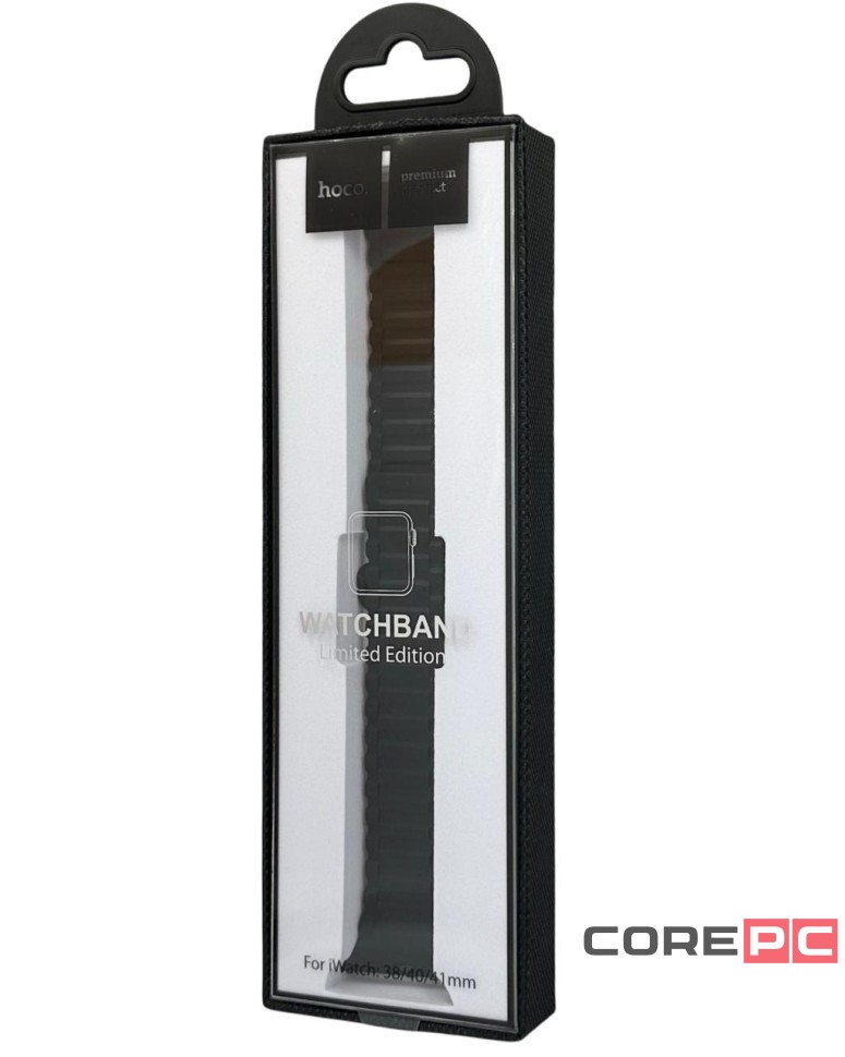 Сменный ремешок для Apple Watch 38/40/41мм Hoco WA06 черный