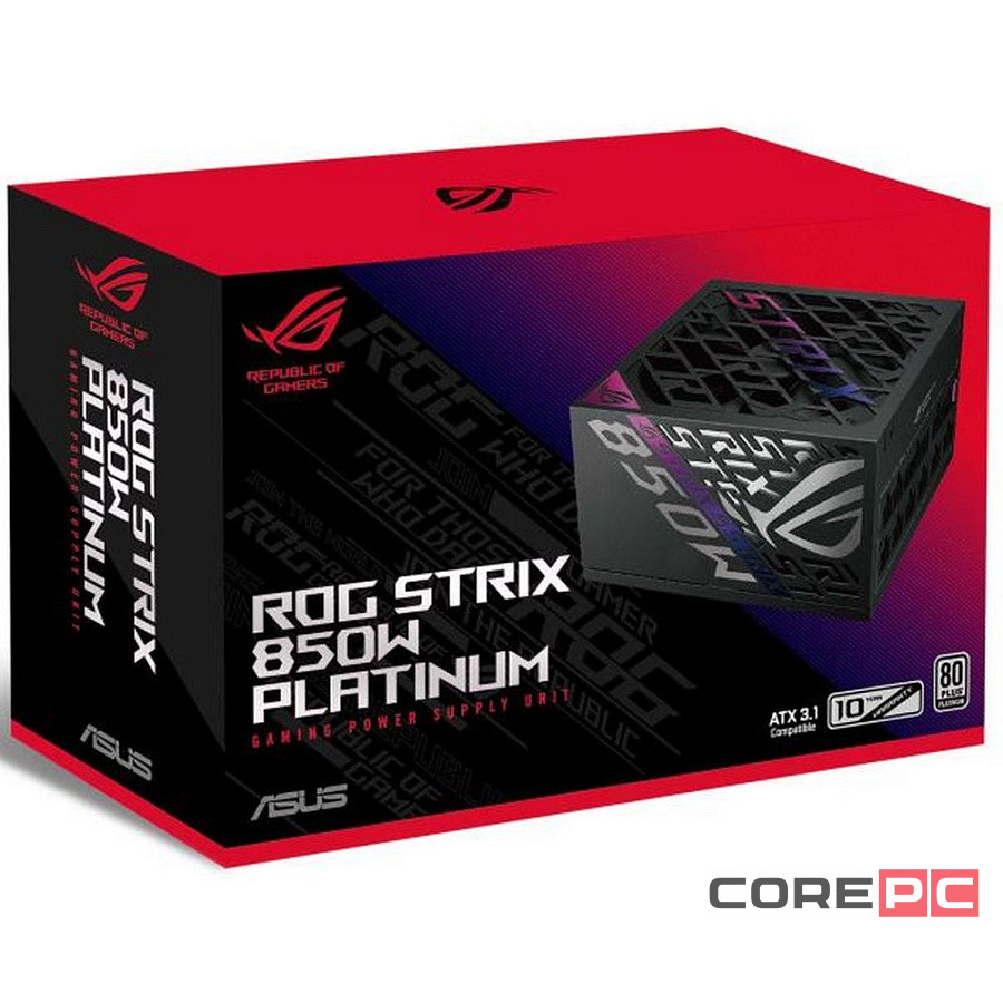 Блок питания ASUS 850W ROG-STRIX-850P-GAMING (90YE00W2-B0NA00) 16 Pin (PCIe 5.0 Connector Cable Details)