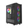 Компьютерный корпус Powercase Mistral EA19 TG ARGB Black (CMAEA19-A4)