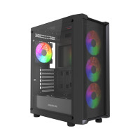 Компьютерный корпус Powercase Mistral EA19 TG ARGB Black (CMAEA19-A4)