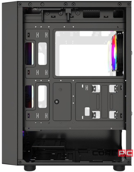Компьютерный корпус Powercase Mistral EA19 TG ARGB Black (CMAEA19-A4)
