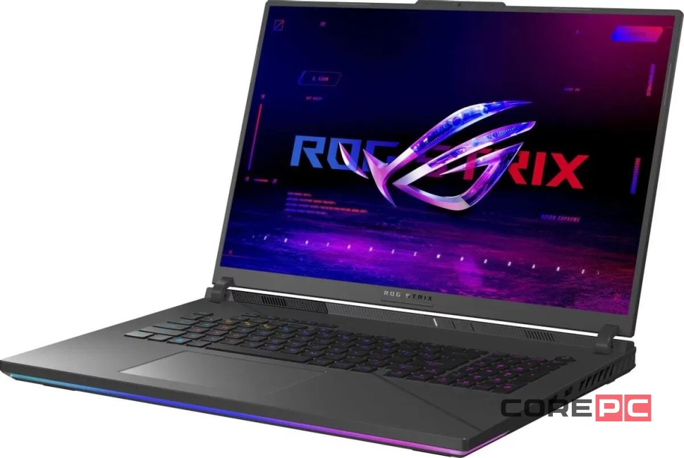 Ноутбук ASUS ROG Strix G18 G814JV-RS75 (i7 13650HX/16GB/2048GB SSD/18"/2560x1600/165Hz/NVIDIA RTX 4060 8GB/Windows 11 Home) Черный