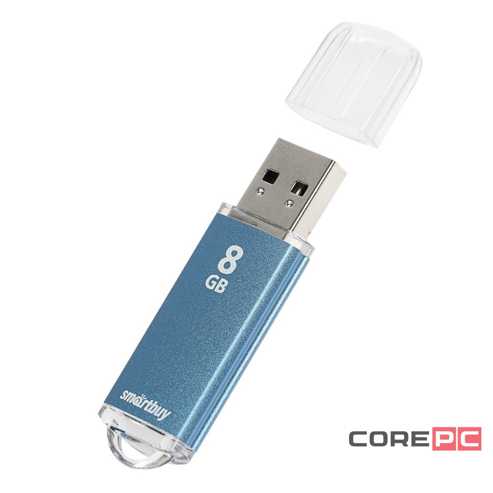 USB флеш накопитель Smartbuy 8GB V-Cut Blue (SB8GBVC-B)