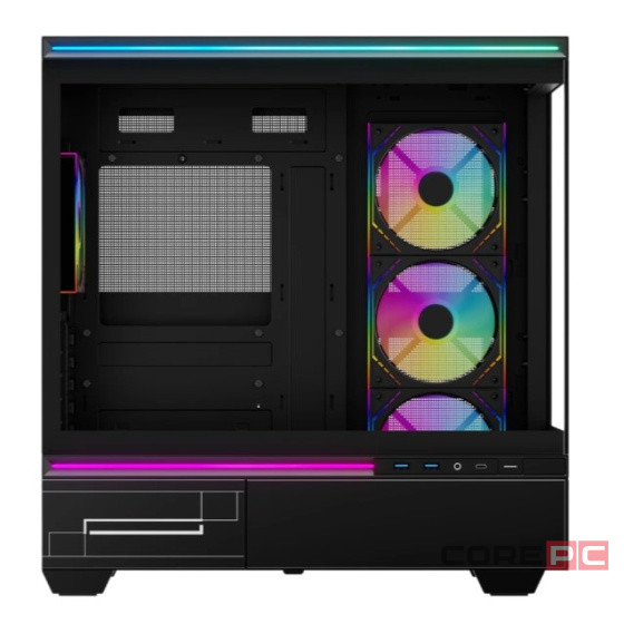 Компьютерный корпус Thermalright M10 FAN4-M TG ARGB Black (TRTLM10BF4M)