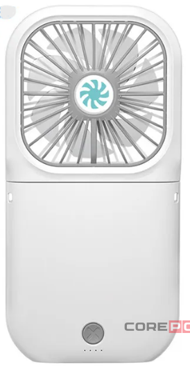 Вентилятор портативный + powerbank 3000mAh Xiaomi F20 белый