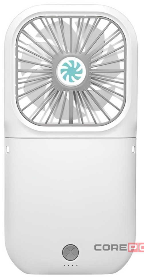 Вентилятор портативный + powerbank 3000mAh Xiaomi F20 белый