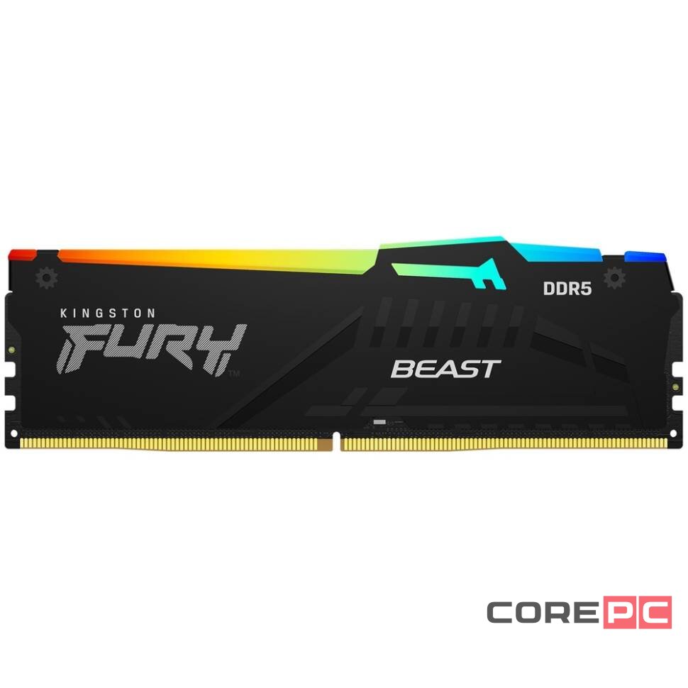 Оперативная память 32 Gb 5600 MHz Kingston FURY Beast RGB (KF556C40BBA-32)