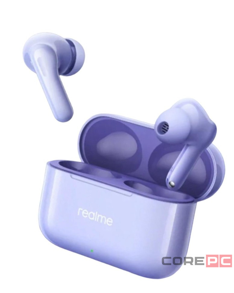 Беспроводные наушники TWS Realme Buds T200 RMA2410 фиолетовые