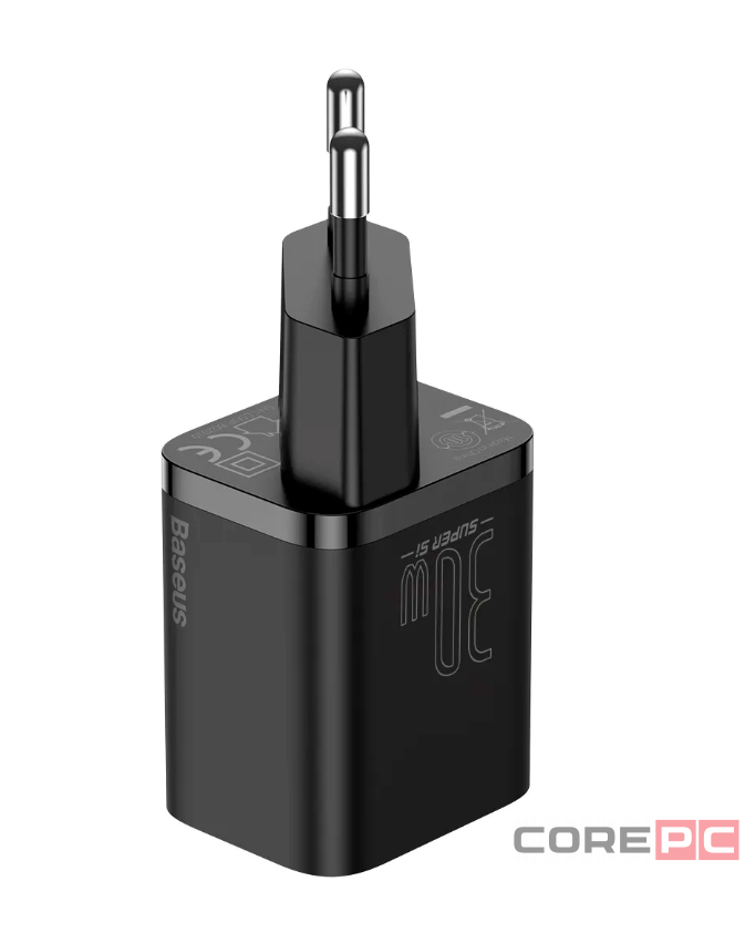 Сетевое зар. устр. Baseus Super Si Quick Charger 1C 30W EU CCSUP-J01 черное