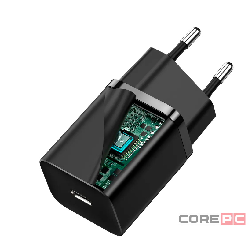 Сетевое зар. устр. Baseus Super Si Quick Charger 1C 30W EU CCSUP-J01 черное