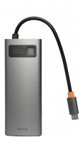 USB-C хаб Baseus Metal Gleam Series 4-in-1 Multifunctional Type-C HUB Docking Station WKWG070013