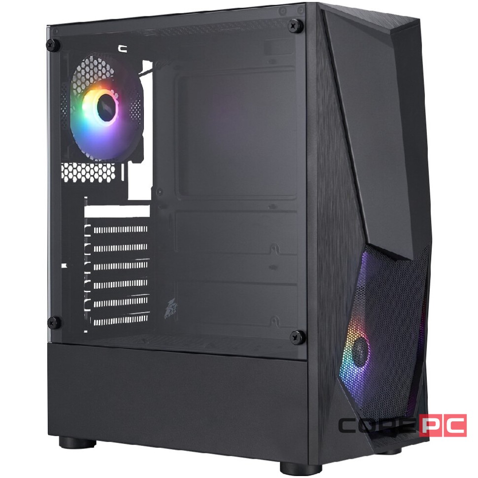 Компьютерный корпус 1STPLAYER DK DK-3 FRGB Black (DK-3-BK-4F1)