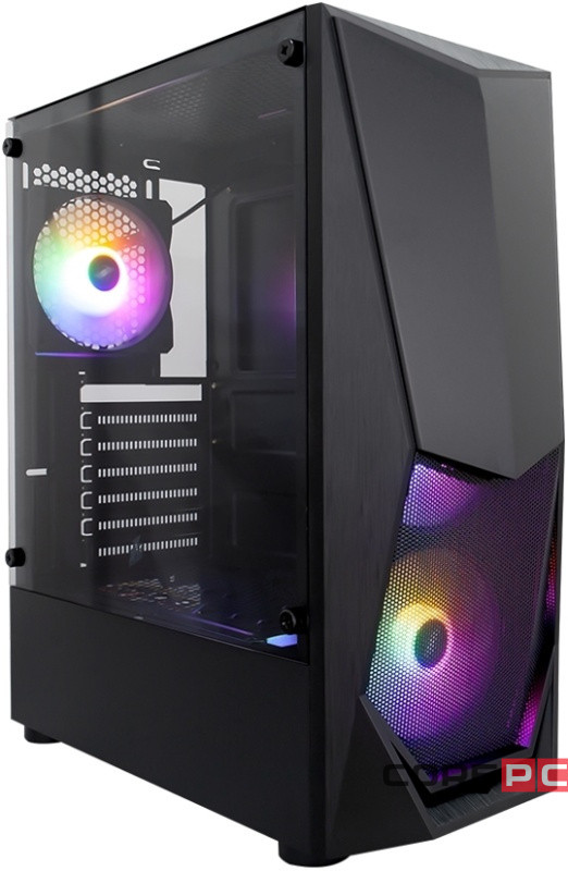 Компьютерный корпус 1STPLAYER DK DK-3 FRGB Black (DK-3-BK-4F1)